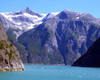 Alaska's Inside Passage - Tracy Arm Fjord: mountains and cliffs - leaving (photo by Robert Ziff)