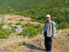 Kamnik, Kolonj, Kor county, Albania: man with axe - photo by J.Kaman