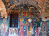 Moscopole / Voskopoj / Voskopoja, Kor county, Albania: Saint Althanase Church - vandalised frescoes of the Vlach /Aromanian period - photo by J.Kaman