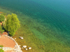 Lin, Pogradec, Kor county, Albania: emerald waters of lake Ohrid - photo by J.Kaman