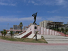 Durres / Drach, Albania: war monument - photo by J.Kaman