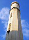 Oran, Algeria / Algrie: minaret - mosque near Larbi Ben M'Hid stree - photo by M.Torres |  minaret - mosque prs de la rue Larbi Ben M'Hid