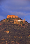 Oran, Algeria / Algrie: Djebel Murdjadjo mountain and Santa Cruz fortress - photo by M.Torres | montagne Djebel Murdjadjo et la forteresse de Santa Cruz