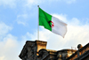 Oran, Algeria / Algrie: Algerian flag at the City Hall - Place du 1er Novembre - photo by M.Torres | drapeau algrien - Mairie d'Oran - Place du 1er Novembre 1954 - Plaza de Armas