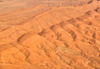 Biskra, Algeria / Algrie: Biskra wilaya: erosion patterns in the desert - from the air - photo by M.Torres | effets de l'rosion dans le dsert - vue du ciel