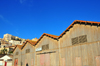 Algeria / Algrie - Bejaia / Bougie / Bgayet - Kabylie: warehouses by the port - Frres Amrani street | entrepts prs du port - Rue des Frres Amrani - Entreprise de Travaux Publics - photo by M.Torres