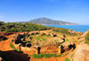 Tipasa, Algrie: circular mausoleum - Tipasa Roman ruins, Unesco World Heritage site | mausole circulaire - ruines romaines de Tipasa, Patrimoine mondial de l'UNESCO - photo par M.Torres