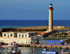 Cherchell - Tipasa wilaya, Algeria / Algrie: harbour and lighthouse | le port et le phare - photo by M.Torres