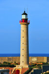 Cherchell - Tipasa wilaya, Algeria / Algrie: lighthouse and the sea | le phare et la mer - photo by M.Torres