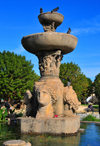 Cherchell - Tipasa wilaya, Algeria / Algrie: copy of a monumental Roman fountain | rplique d'une fontaine romaine monumentale - photo by M.Torres