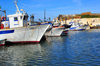 Cherchell - wilaya de Tipaza, Algrie: harbour - prows | port - traves - photo par M.Torres