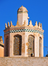 Algiers / Alger - Algeria: Citadel - Dey Palace - octogonal tower, decorated with tiles - Kasbah of Algiers - UNESCO World Heritage Site | Citadelle - Palais du Dey - tour octogonale, dcore avec des carreaux - poque ottomane - Casbah d'Alger - Patrimoine mondial de lUNESCO - photo by M.Torres