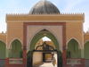 Algeria / Algerie - Tamellaht - El Oued wilaya: the mosque of Sidi El Hajj Ali - external gate - photo by J.Kaman
