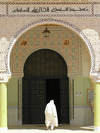 Algrie - Tamellaht - El Oued wilaya: la mosque de Sidi Hajj Ali - entrant - photographie par J.Kaman