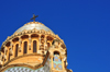 Alger - Algrie: Basilique Notre-Dame d'Afrique - dme  tambour avec lanterne - photo par M.Torres