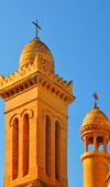Alger - Algrie: Basilique Notre-Dame d'Afrique - campanile et tourelle - photo par M.Torres