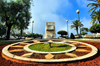 Alger - Algrie: parc de l'horloge florale - cadran de l'horloge - photo par M.Torres
