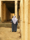 Algeria / Algerie - Ouargla / Wargla: covered woman - photo by J.Kaman