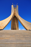 Algiers / Alger - Algeria: Monument of the Martyrs of the Algerian War - stairs | Monument des martyrs de la guerre d'Algrie - escaliers - photo by M.Torres