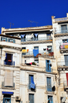 Algiers / Alger - Algeria: white buildings - Ali Boumendjel street | difices blancs - Rue Ali Boumendjel, ex-rue Dumont dUrville - photo by M.Torres