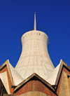 Alger - Algrie: Basilique du Sacr Coeur d'Alger - la splendeur de l'architecture moderne en bton arm - rue Didouche Mourad, ex-rue Michelet - photo par M.Torres