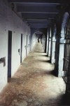 India - Andaman islands - North Andaman island - Port Blair: corridor at the cellular jail - built for Indian convicts, alias Freedom Fighters (photo by G.Frysinger)
