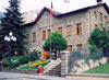 Andorra - Santa Julia de Loria: Casa del Comu - stone faade - House of the Comune on Avinguda de Canlich - photo by M.Torres