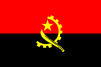 Angola / Republica de Angola - flag / bandeira