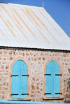 The Valley, Anguilla: Ebenezer Methodist Church - windows - photo by M.Torres