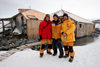 Commonwealth Bay, East Antarctica: Cape Denison - Mawson's Huts Foundation conservation team - photo by R.Eime