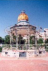 Aragon - Zaragoza: art nouveau bandstand / Quiosco para la Msica - Paseo San Sebastian (photo by M.Torres)