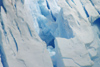 Argentina - Los Glaciares National Park / Parque Nacional los Glaciares (Santa Cruz): Perito Moreno glacier - fractured ice - Unesco world heritage site (photo by N.Cabana)