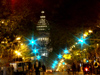 Argentina - Buenos Aires - Avenida de Mayo and Congress - nocturnal - images of South America by M.Bergsma
