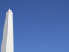 Argentina - Buenos Aires - sky and Obelisco at the Avenida 9 de Julio - images of South America by M.Bergsma