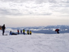 Argentina - San Carlos de Bariloche (Rio Negro province): Cathedral peak - tired skiers (photo by Adrien Caudron)