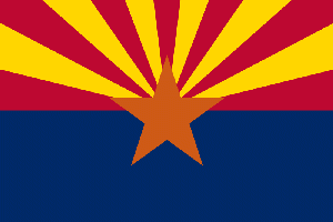 flag of Arizona - United States of America / Estados Unidos / Etats Unis / EE.UU / EUA / USA