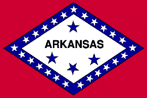 flag of Arkansas - United States of America / Estados Unidos / Etats Unis / EE.UU / EUA / USA