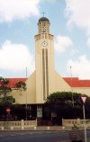 Aruba - Oranjestad: lighthouse style church (photo by M.Torres)