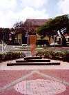 Aruba - Oranjestad: compasses and square - free masonry in Aruba (photo by M.Torres)