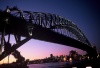 Australia - Sydney (NSW): Harbour Bridge - at dusk - photo by  Picture Tasmania/Steve Lovegrove