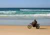 Australia - Cooloola Beach  (Queensland): motorbike on the sand - photo by Luca Dal Bo