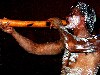 Australia - Australia - Northern Territory: aborigine playing didgeridoo - Australian musical instrument - photo by Angel Hernandez