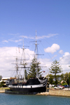 Australia - Adelaide (SA): replica of HMS Buffalo - theme restaurant at the seaside suburb of Glenelg - photo by Rod Eime
