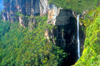 Blue Mountains, New South Wales, Australia: Govetts Leap Waterfall - Grose River - Blackheath area - Blue Mountains National Park - photo by G.Scheer