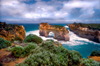 Great Ocean Road, Victoria, Australia: arch - rock formation - Port Campbell National Park - photo by G.Scheer