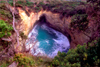 Great Ocean Road, Victoria, Australia: blowhole at the inland end of a sea cave - photo by G.Scheer