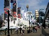 Australia - Australia - Sydney (NSW): Darling harbour - promenade - Bacardi flags - photo by Angel Hernandez