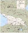 Georgia - Sakartvelo - map