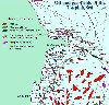 oil and gas fields off the Azeri coast - map (source: Ilham Aliyev)