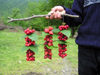 Azerbaijan - Quba / Guba: selling berries by the road (photo by F.MacLachlan)